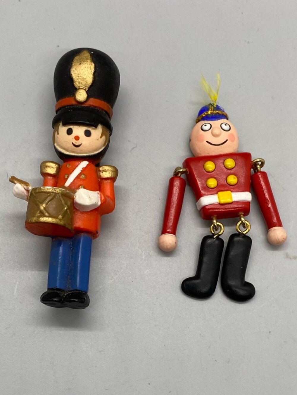Hallmark Toy Soldiers Converted Lapel Pin Holiday Magnets